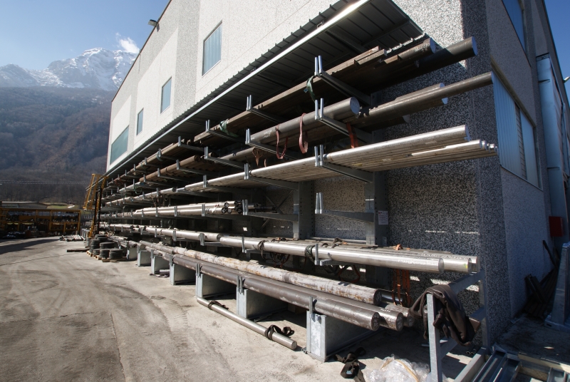 Scaffalatura metallica industriale milano